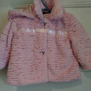 Georges pink baby girls coat SZ 18-24 months